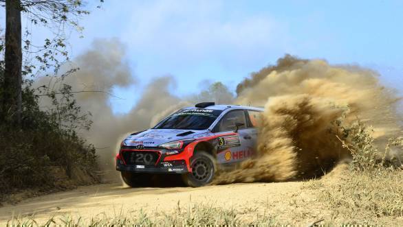 Thierry Neuville took third place for Hyundai at Rally Australia