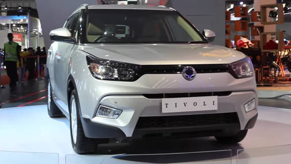 2016 Auto Expo SsangYong Tivoli showcased - Video