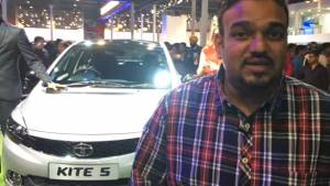 2016 Auto Expo Tata Kite 5 concept (Sway  Zica sedan) - Video