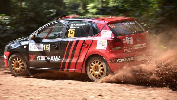 Karna Kadur and Nikhil Pai were just seven seconds behind the INRC Leg 1 leaders, before disaster struck and they earned a penalty