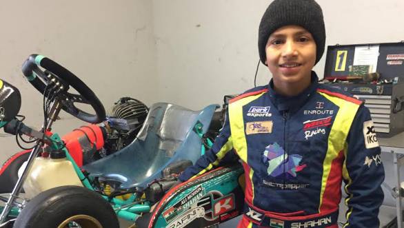 Shahan Ali Mohsin will compete in the 2017 World Series Karting championship