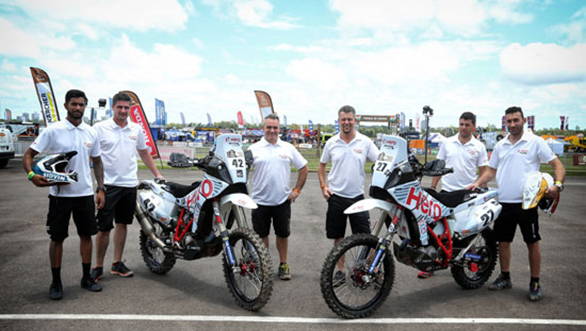 Hero MotoSports Team Rally - Dakar 2017 - CS Santosh - Joaquim Rodrigues