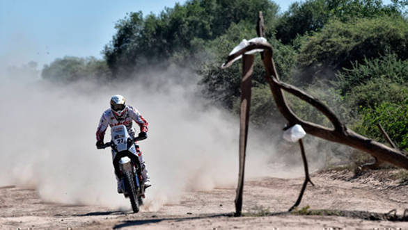Joaquim Rodrigues managed to finish Stage two with a time of 