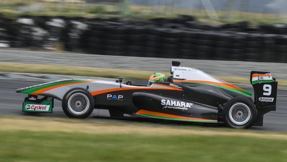 Daruvala broke the circuit lap record during qualifying for Race 3 at 