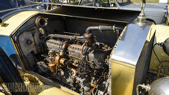 16- Engine compartment of the completely original Silver Ghost