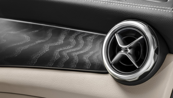 2017 Mercedes-Benz GLA:  The AC vent design has been revised