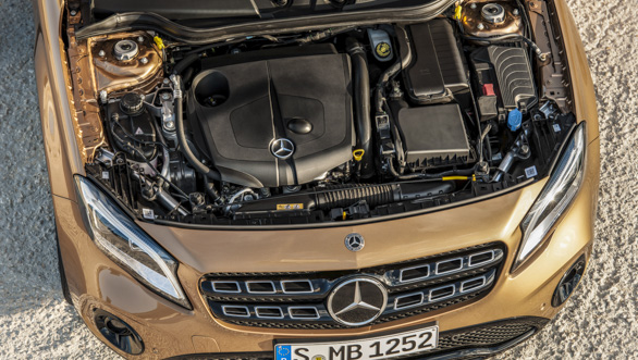 2017 Mercedes-Benz GLA:   2.0-litre petrol and 2.1-litre diesel  powertrains remain unchanged