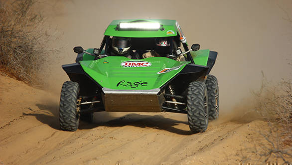 The Rage buggy, which will be competing in this year's event
