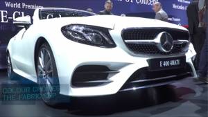 India bound Mercedes-Benz E-Class Cabriolet shown at 2017 Geneva Motor Show