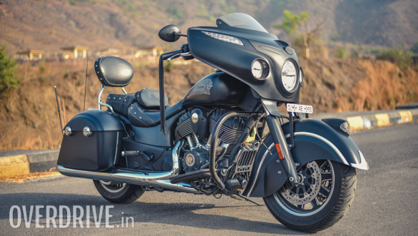 2017 Indian Chieftain Dark Horse Front 3/4 Static Close-up
