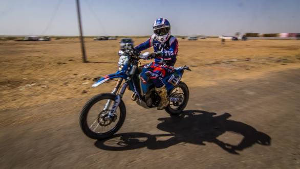 Will be supported by TVS Racing for the 2017 Merzouga Rally and 2018 Dakar Rally