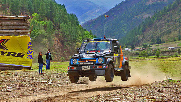 Amanpreet Ahluwalia won the 4th JK TYRE Arunachal Festival of Speed in Dirang today