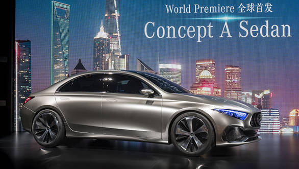 Mercedes-Benz Media Preview im Rahmen der Auto Shanghai 2017. Weltpremiere für das Mercedes-Benz Concept A Sedan.