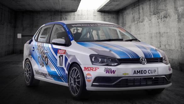 The new Ameo Cup car is comfortably faster than the outgoing Vento Cup cars