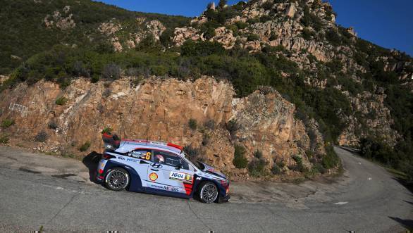 Dani Sordo on his way to third place at Corsica