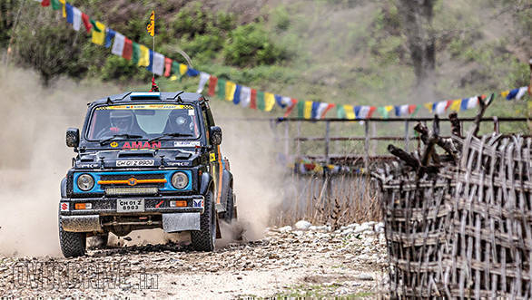 Amanpreet Ahluwalia (co-driven by Ajay Kumar) was in his element. His 150PS turbocharged Gypsy was pretty much unbeatable