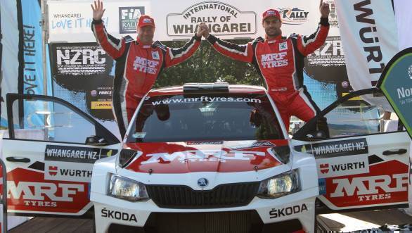 2017 Asia Pacific Rally Championship Gaurav Gill Stephane Prevot Rally of Whangarei