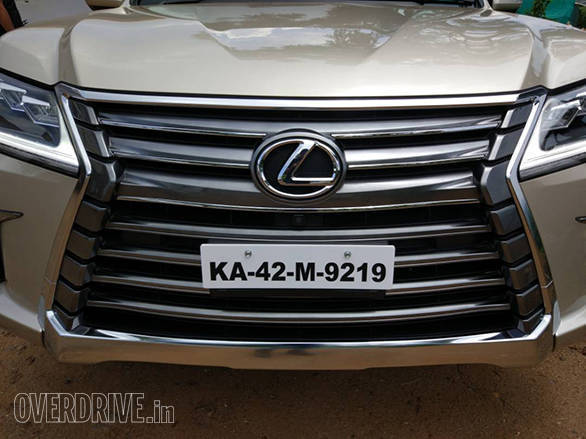 The X-shaped grille is massive and looks quite intimidating.  
