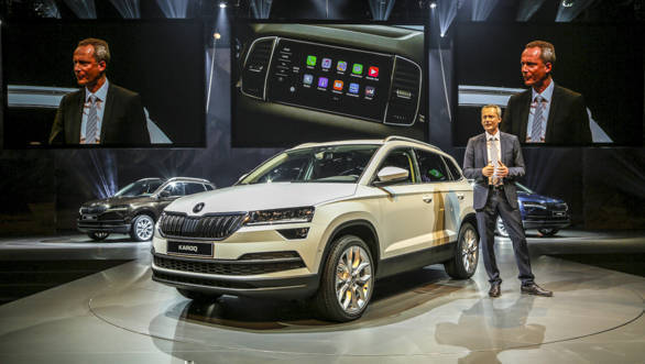 The Skoda Karoq will compete with the likes of Hyundai Tucson and Volkswagen Tiguan