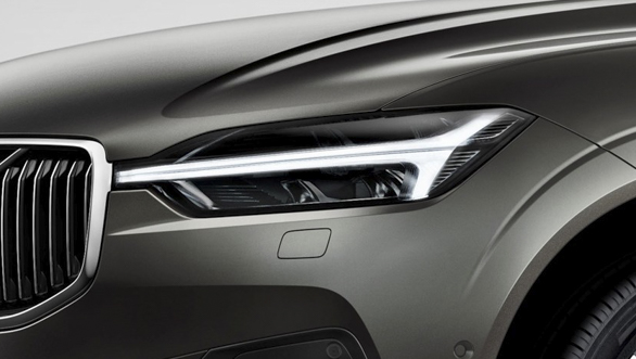 The new Volvo XC60 headlight detail