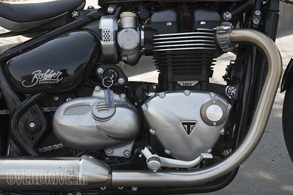 Triumph Bonneville Bobber Detail - engine