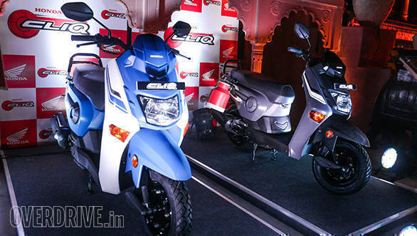 The Honda Cliq looks very distinct than what we get in the Indian scooter market