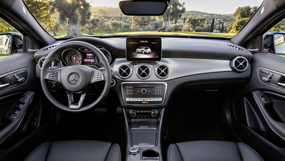 International-spec Mercedes-Benz GLA facelift interior