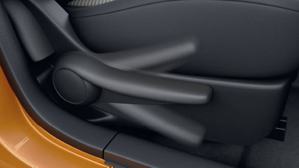 The top of the line trim comes with height adjustment driver seat