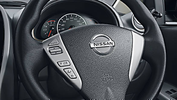 The steering wheel is all new and features controls to operate the entertainment and telephony options 