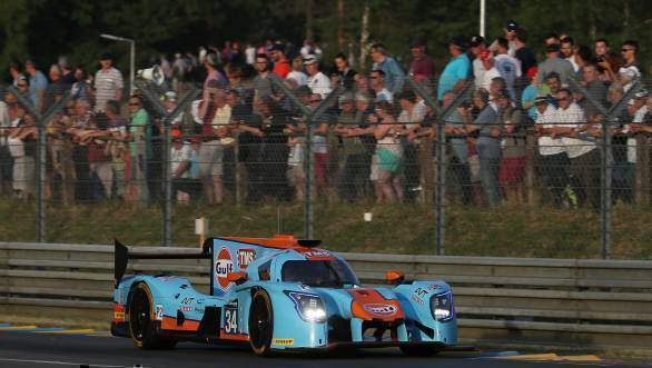 The Gulf-liveried Tockwith Motorsport LMP2 Ligier finished 10th in class