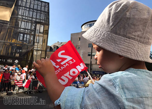 They start 'em young at Le Mans!