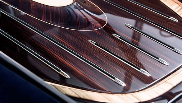 Beautiful woodwork adds to the opulence of the Sweptail's interior 