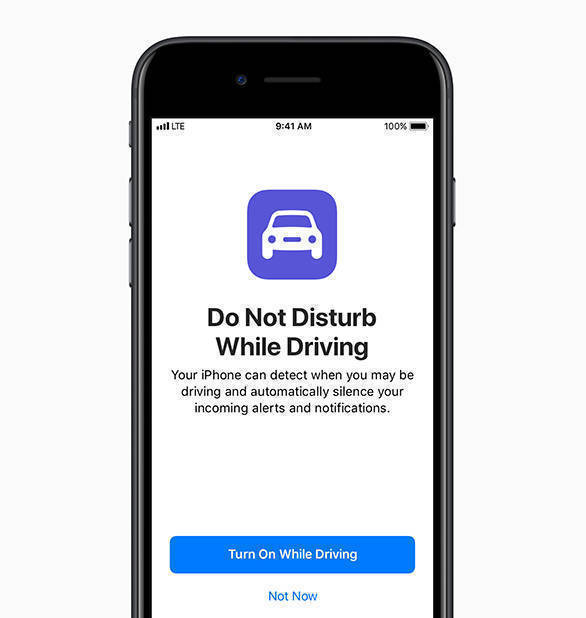 The Do Not Disturb While Driving can be enabled and it will detect using Bluetooth and Wi-Fi if the car is moving and silence all incoming notifications until the car stops. The new feature is part of the CarPlay in the new Apple iOS 11