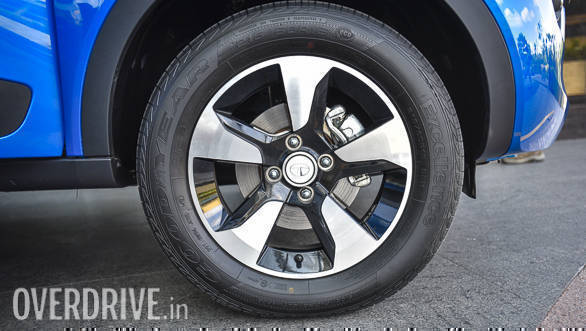 16-inch wheel are standard across the Nexon range while the top-spec XZ+ gets diamond-cut alloys