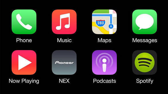 Tata Motors says that the Nexon's system will have Apple CarPlay at a later stage
