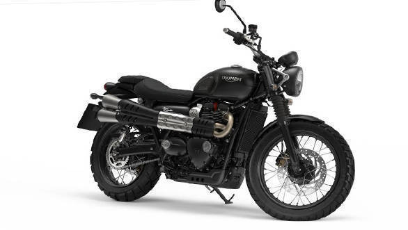 The 2017 Triumph Street Scrambler comes with a new steel exhaust unit