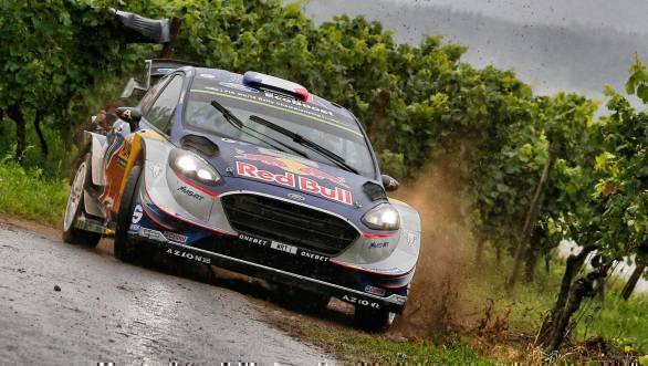 Sebastien Ogier took third place at the German round of the championship