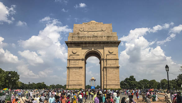 The grandeur of the India Gate can only be witnessed by facing it in person