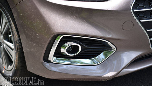 Hyundai is also offering projector fog lamps in the new Verna