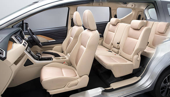 The Xpander looks quite spacious inside and according to the company's statement, looks to be one comfortable seven-seater