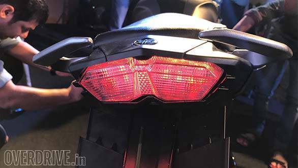 The tail lamp is the same  all-LED unit from the Yamaha FZ25