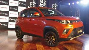 2017 Mahindra KUV100 NXT facelifted compact SUV launched in India at Rs 4.39 lakh
