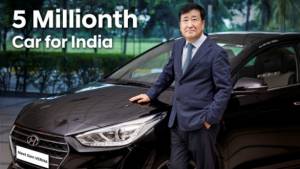 Hyundai has rolled out five million cars in India since 1998