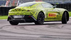 2018 Aston Martin Vantage gets some sideways action in new teaser video
