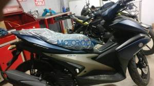 Yamaha Aerox 155 scooter with 15PS spied in India