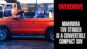 Mahindra TUV Stinger is a convertible compact SUV | Auto Expo 2018