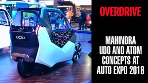Mahindra Udo and Atom concepts | Auto Expo 2018