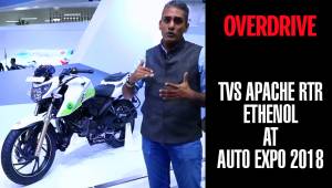 TVS Apache RTR Ethenol | Auto Expo 2018
