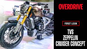 TVS Zeppelin cruiser concept first look | Auto Expo 2018