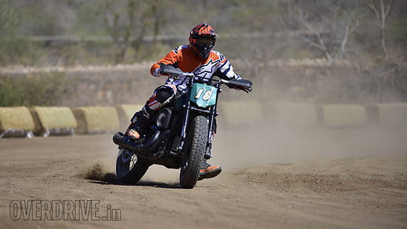 Harley-Davidson Flat Track Experience Vijay Thomas Action